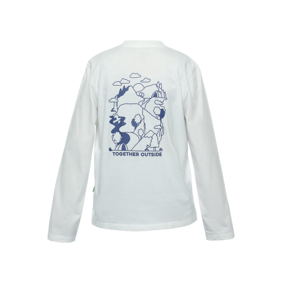 EIGER Junior Virere Graphic LS Tees