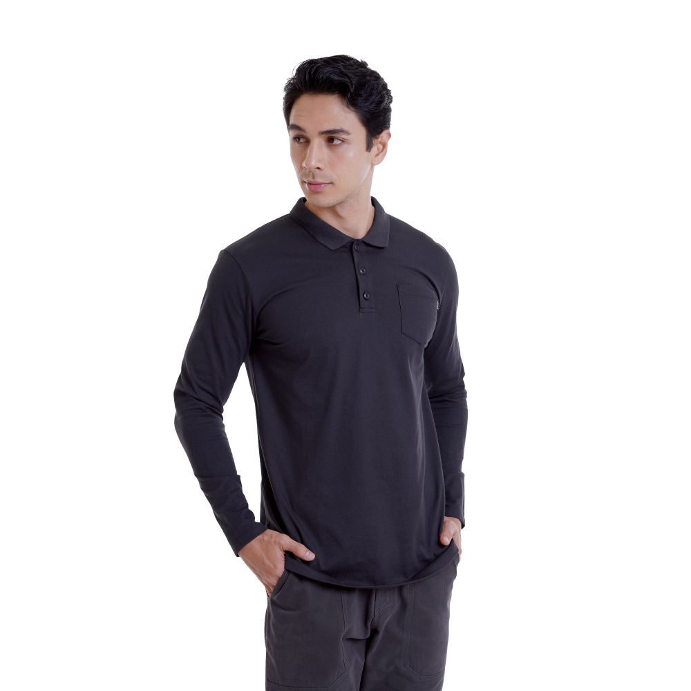 EIGER Skoon Long-Sleeved Polo Shirt