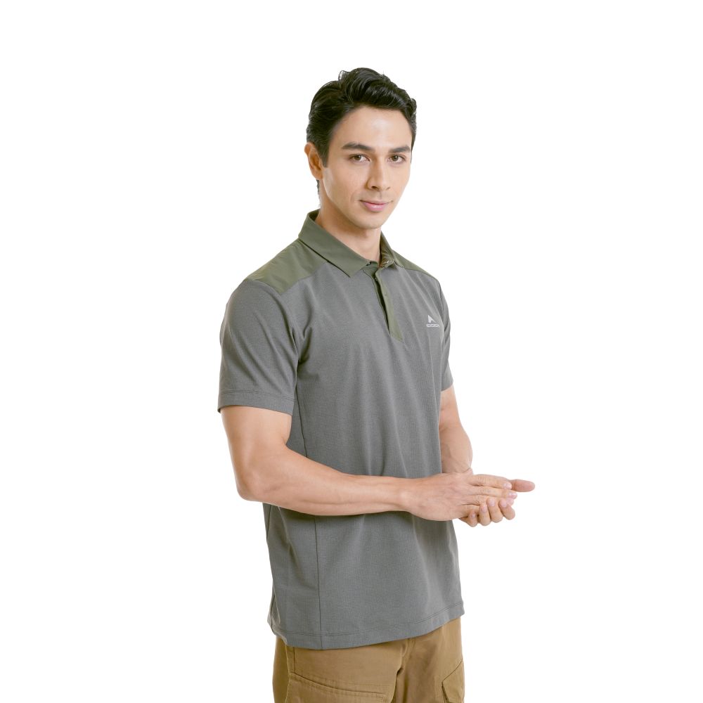 EIGER Mens R.Tripa Short-Sleeved Polo Shirt