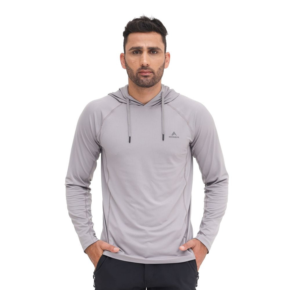 EIGER Mens Tropple Hoodie 2.0 Long-Sleeved T-Shirt