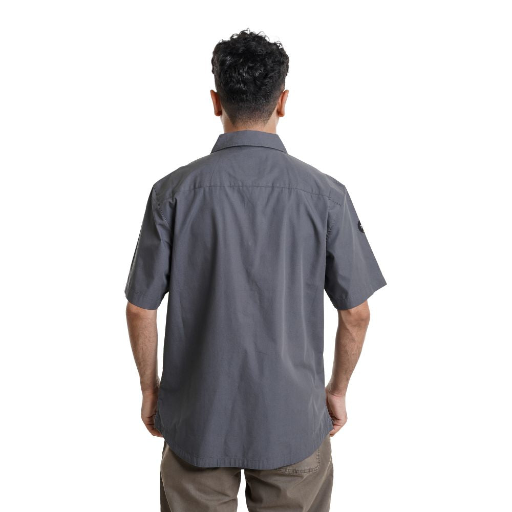 EIGER Riverton Half Button Short-Sleeved Shirt