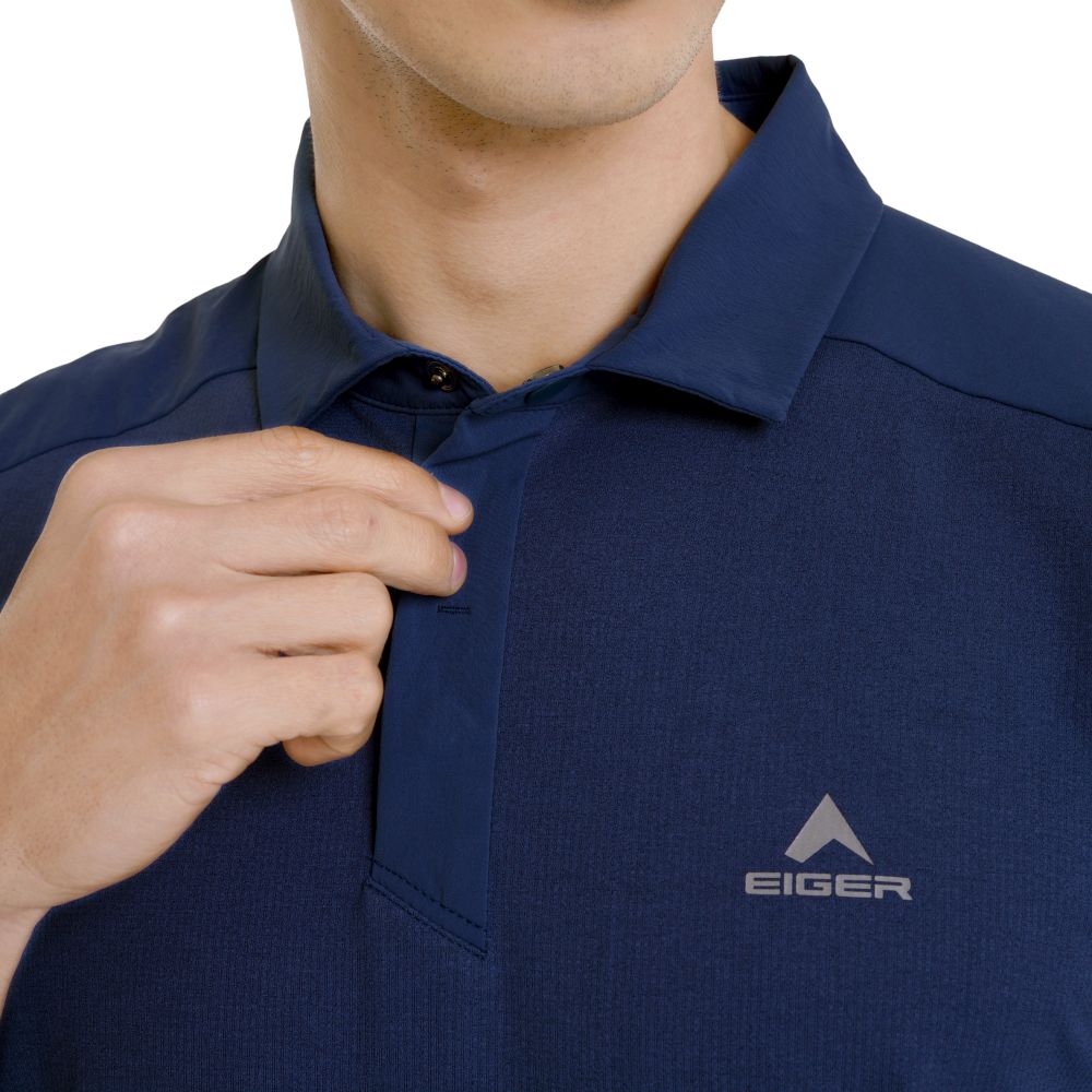 EIGER Mens R.Tripa Short-Sleeved Polo Shirt