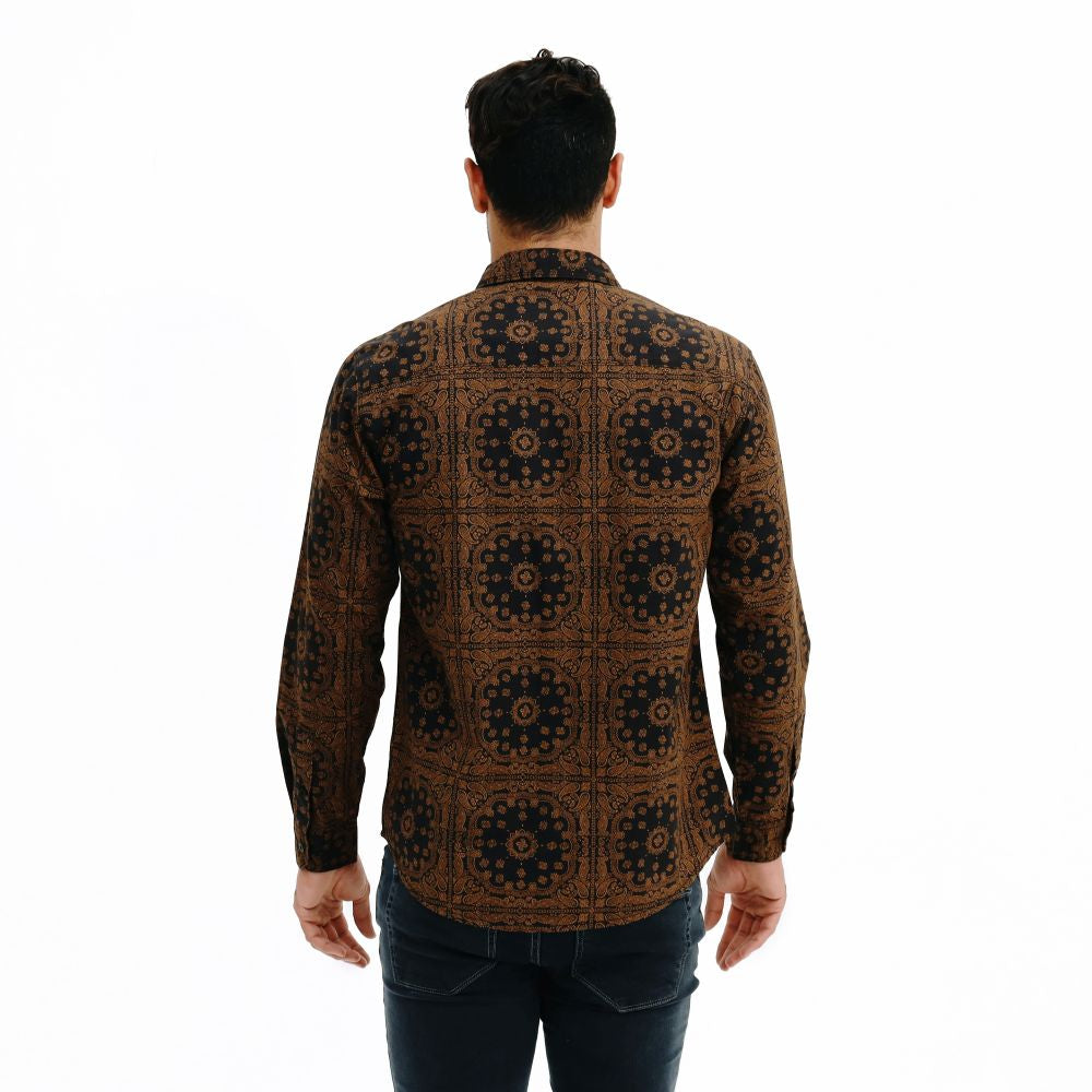 EIGER Blumen Paisley Long-Sleeved Shirt