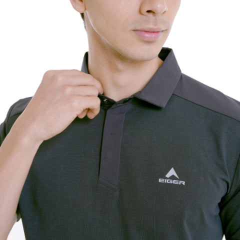EIGER Mens R.Tripa Short-Sleeved Polo Shirt