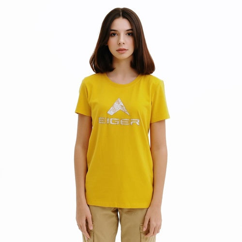 EIGER WS Fleur Logo Short-Sleeved T-Shirt
