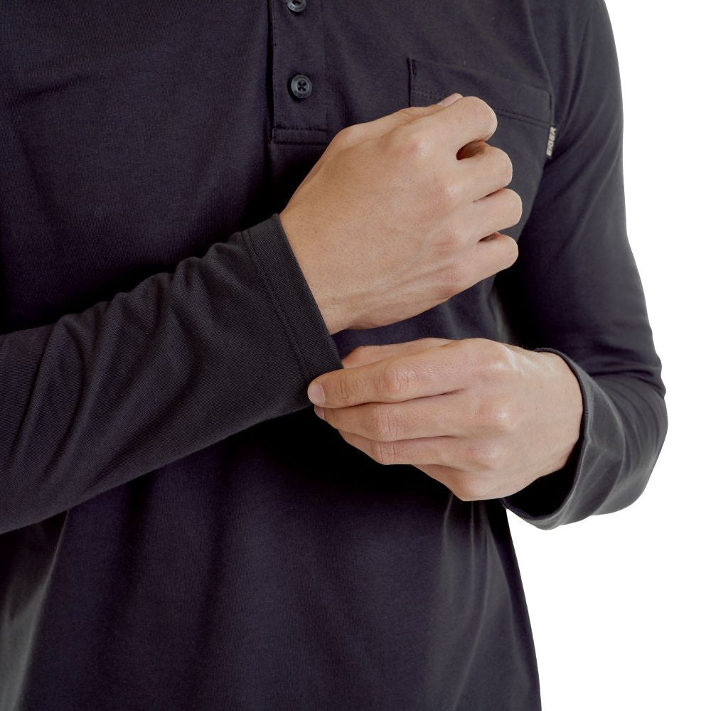 EIGER Skoon Long-Sleeved Polo Shirt
