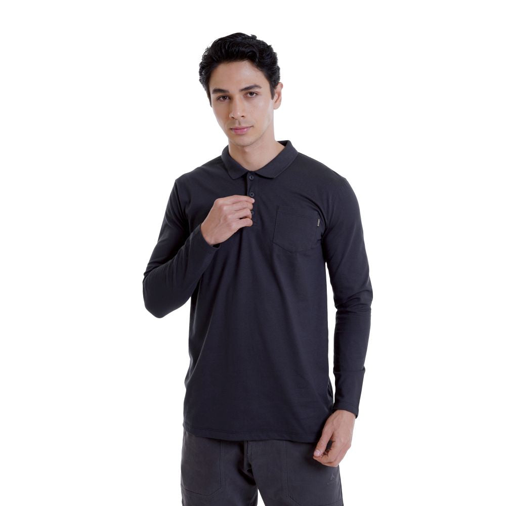 EIGER Skoon Long-Sleeved Polo Shirt