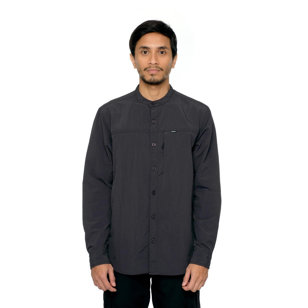 EIGER Obsidian Stand Collar Ls Shirt