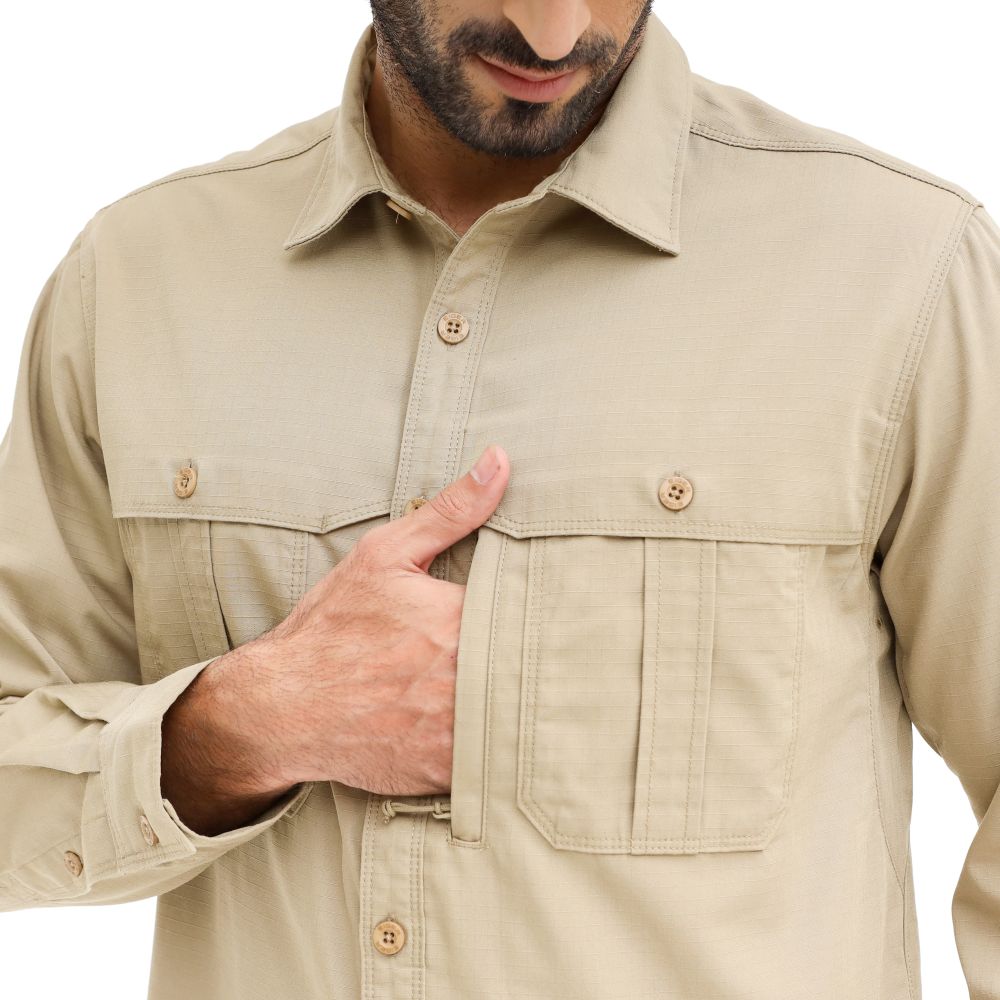 EIGER Ambition Tropic BLK Borneo F1 Long-Sleeved Shirt