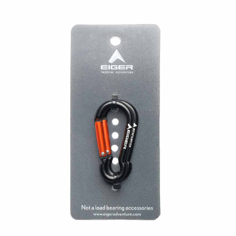 EIGER Pear Shape Carabiner Keychain (5mm x 2 Pcs)