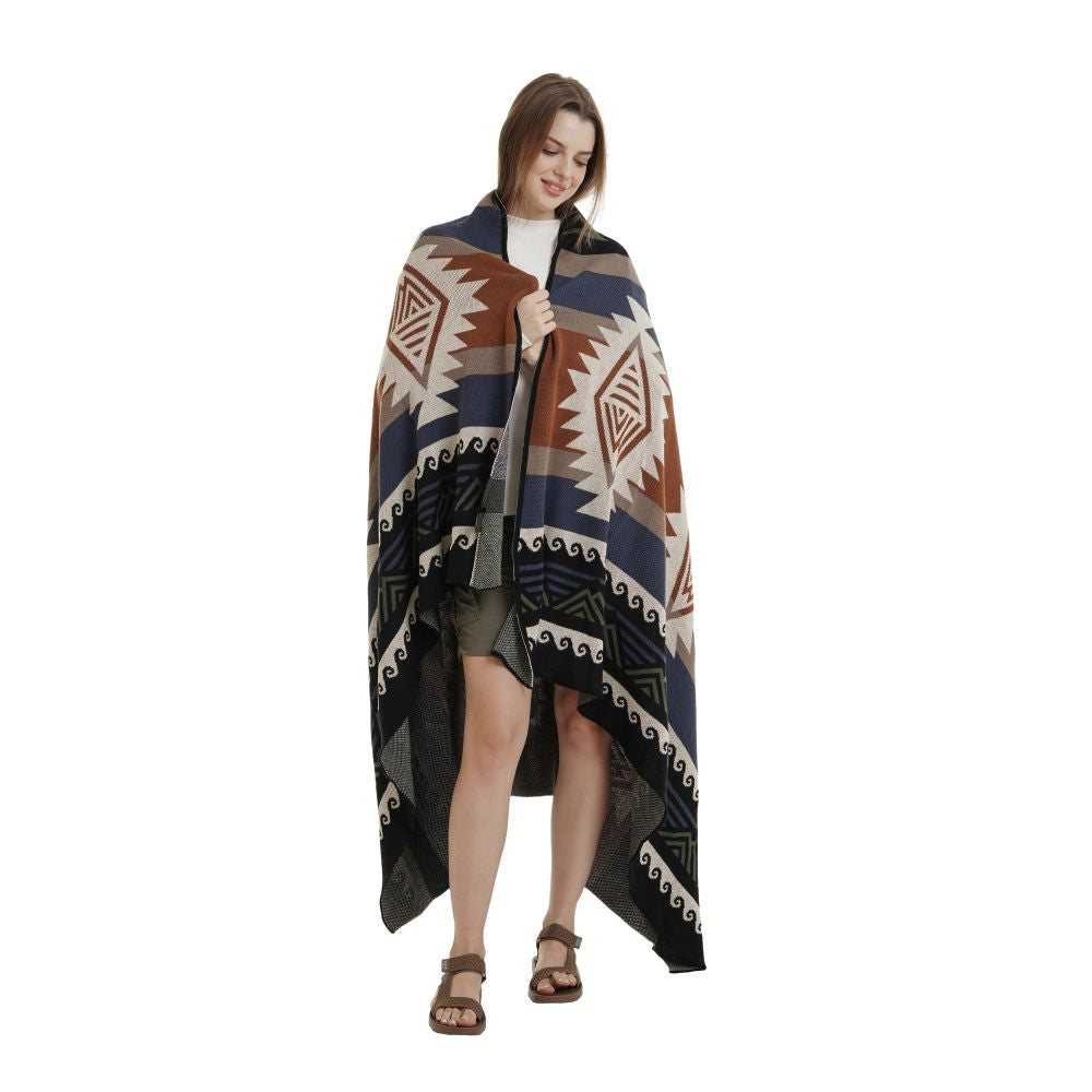 EIGER Pattern Knitting Blanket