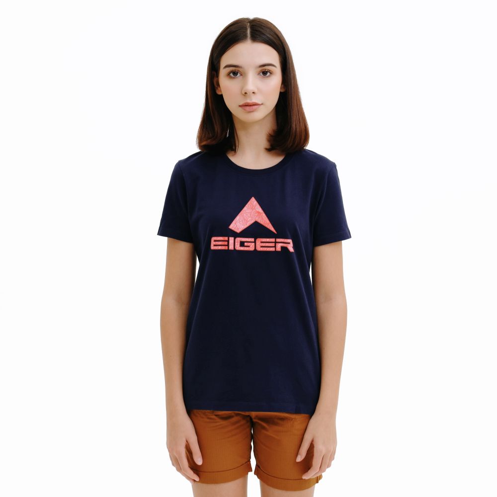 EIGER WS Fleur Logo Short-Sleeved T-Shirt