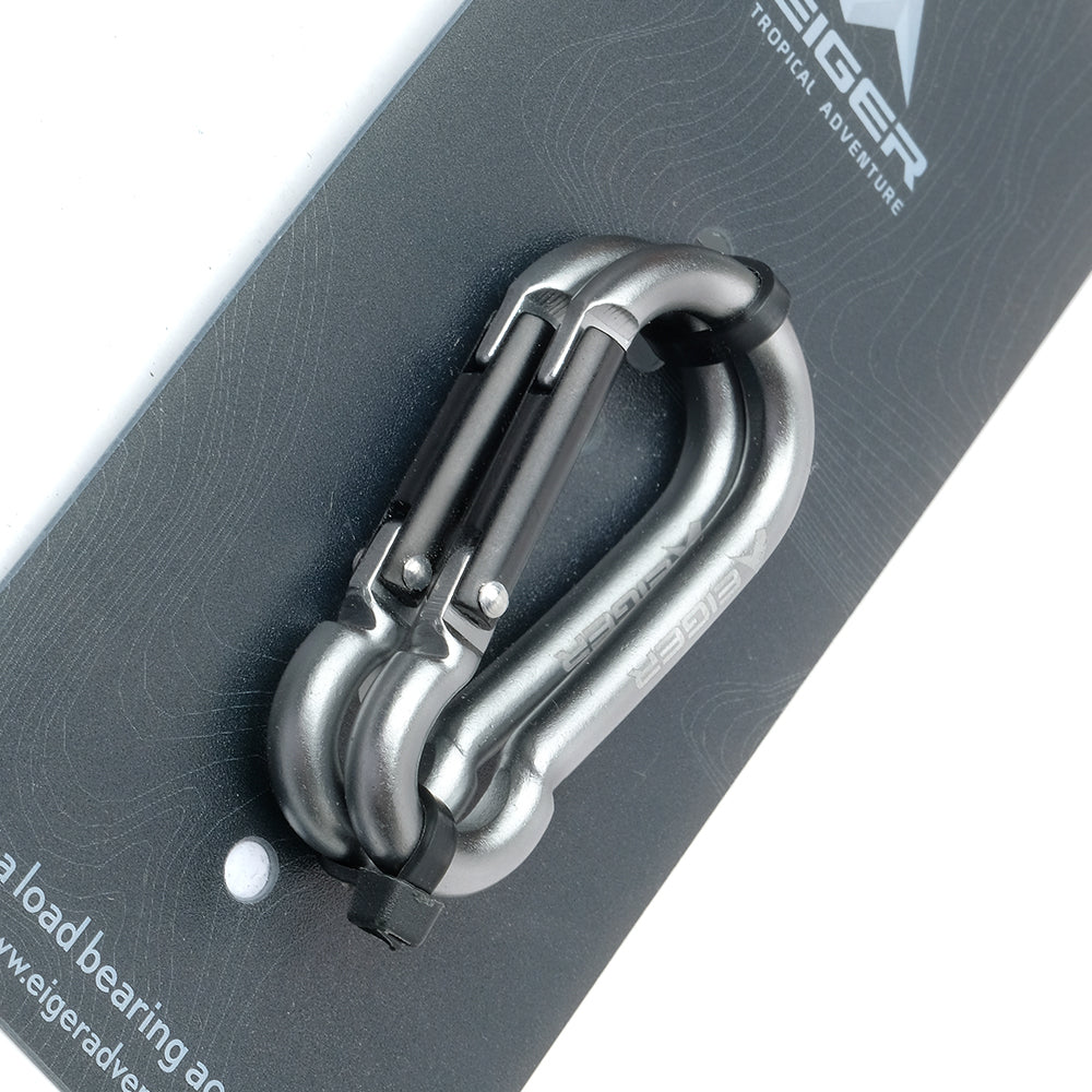EIGER Pear Shape Carabiner Keychain (5mm x 2 Pcs)
