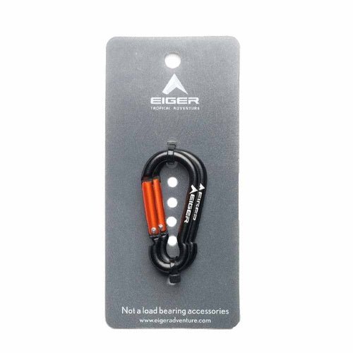 EIGER Pear Shape Carabiner Keychain (5mm x 2 Pcs)