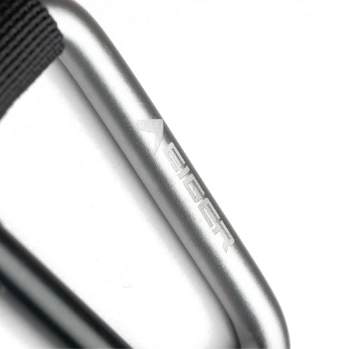 EIGER Pear D Carabiner Wstrap 8mm Compass Keychain