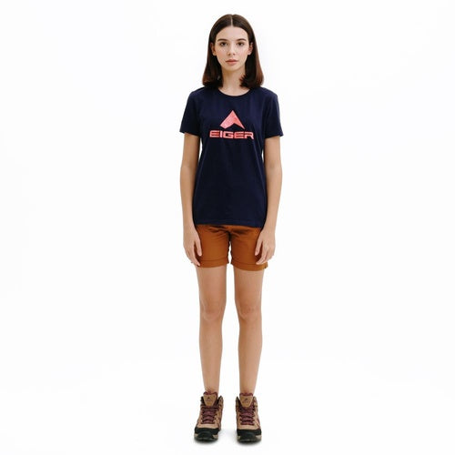 EIGER WS Fleur Logo Short-Sleeved T-Shirt