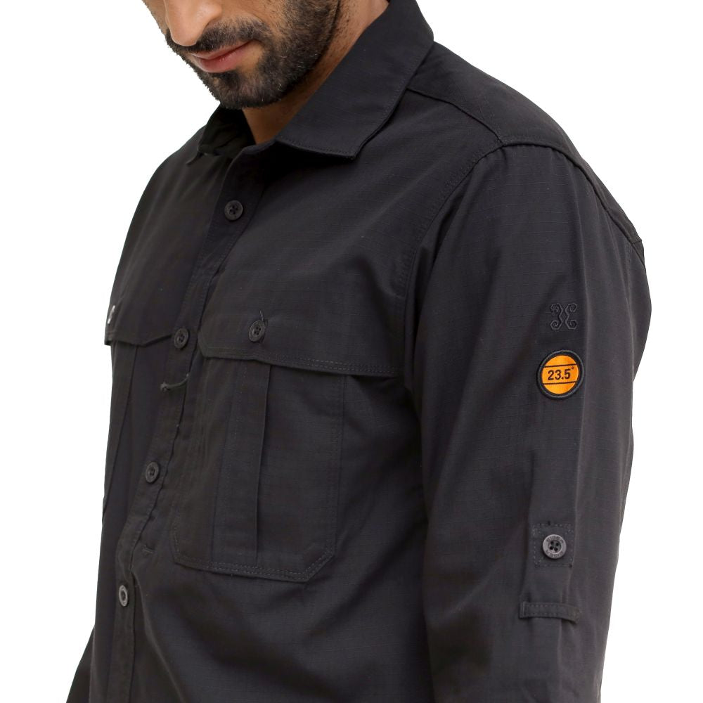 EIGER Ambition Tropic BLK Borneo F1 Long-Sleeved Shirt