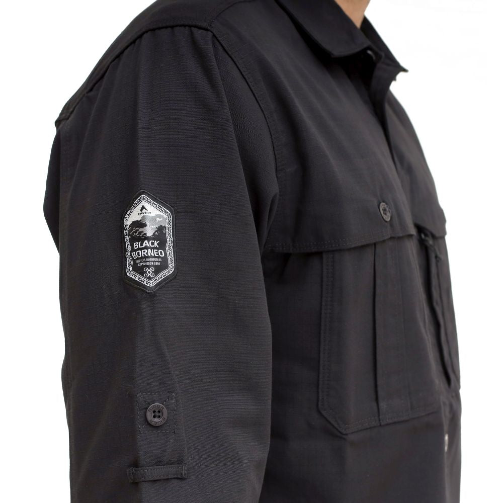 EIGER Ambition Tropic BLK Borneo F1 Long-Sleeved Shirt