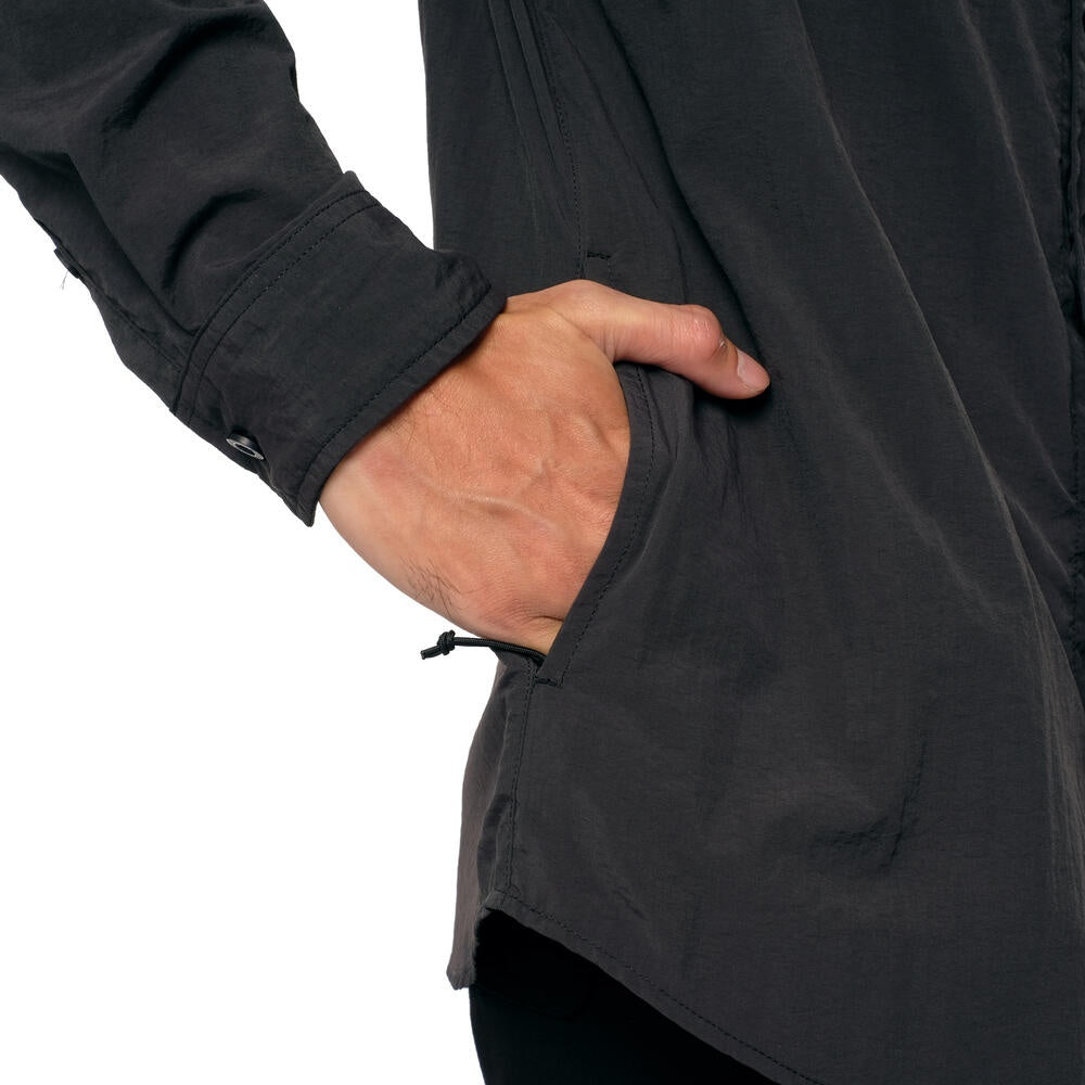 EIGER Obsidian Stand Collar Ls Shirt
