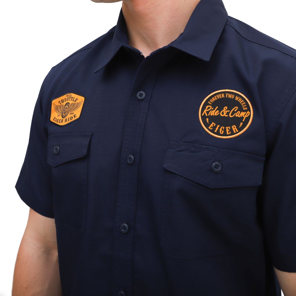 EIGER Louisiana Way Short-Sleeved Shirt
