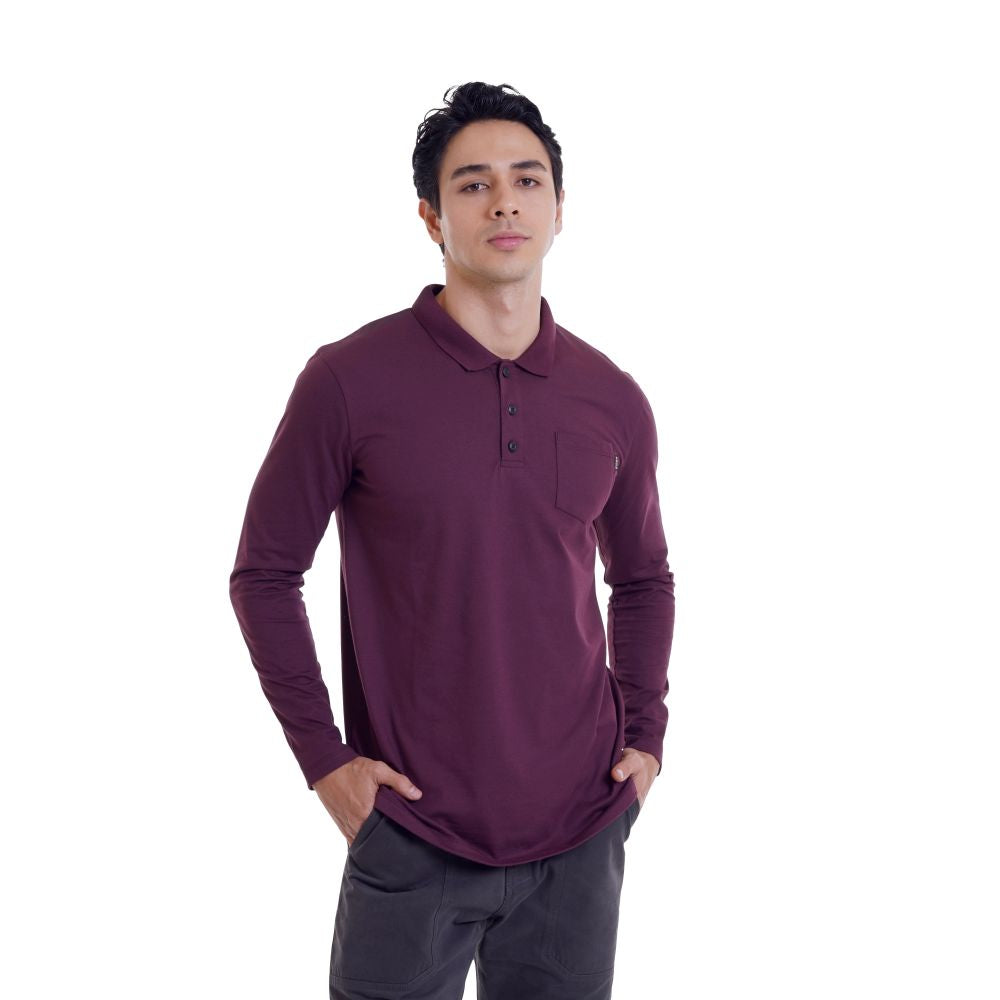EIGER Skoon Long-Sleeved Polo Shirt
