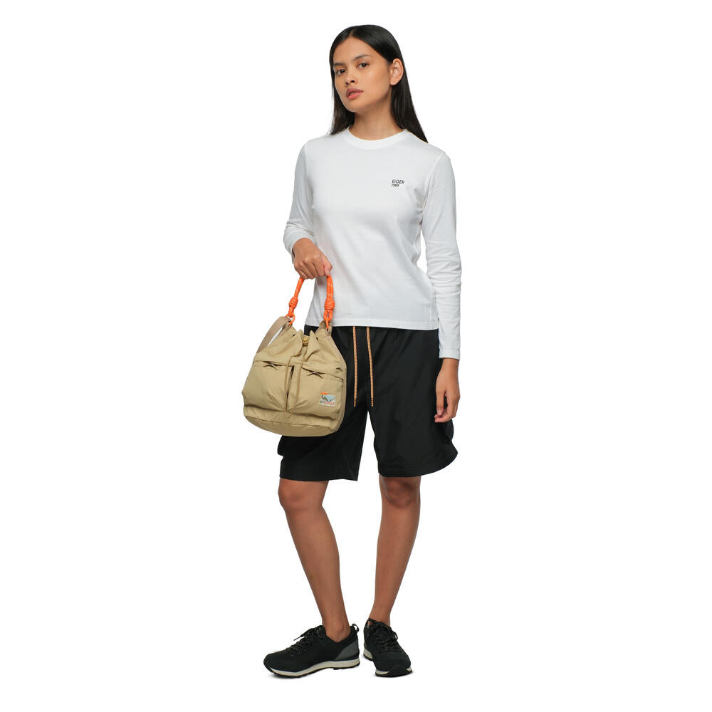 EIGER Women Boucle Bucket Bag