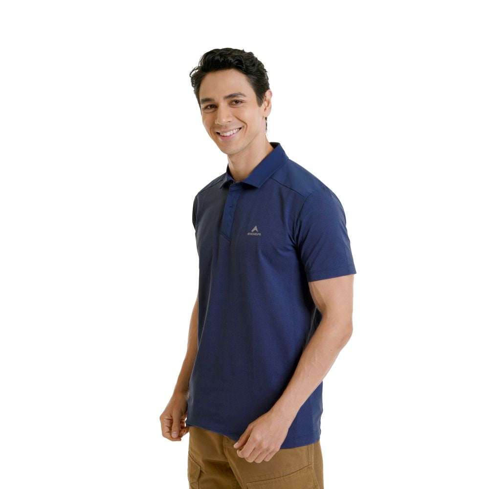 EIGER Mens R.Tripa Short-Sleeved Polo Shirt