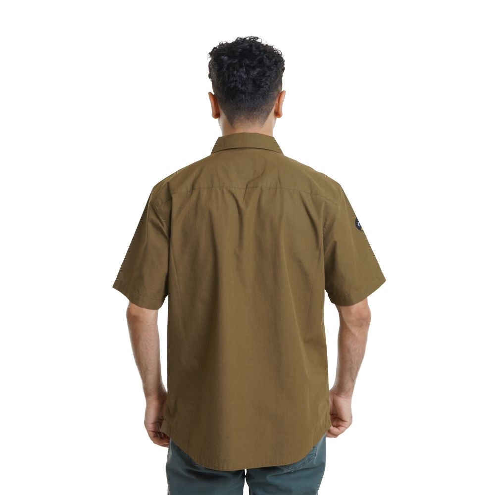 EIGER Riverton Half Button Short-Sleeved Shirt