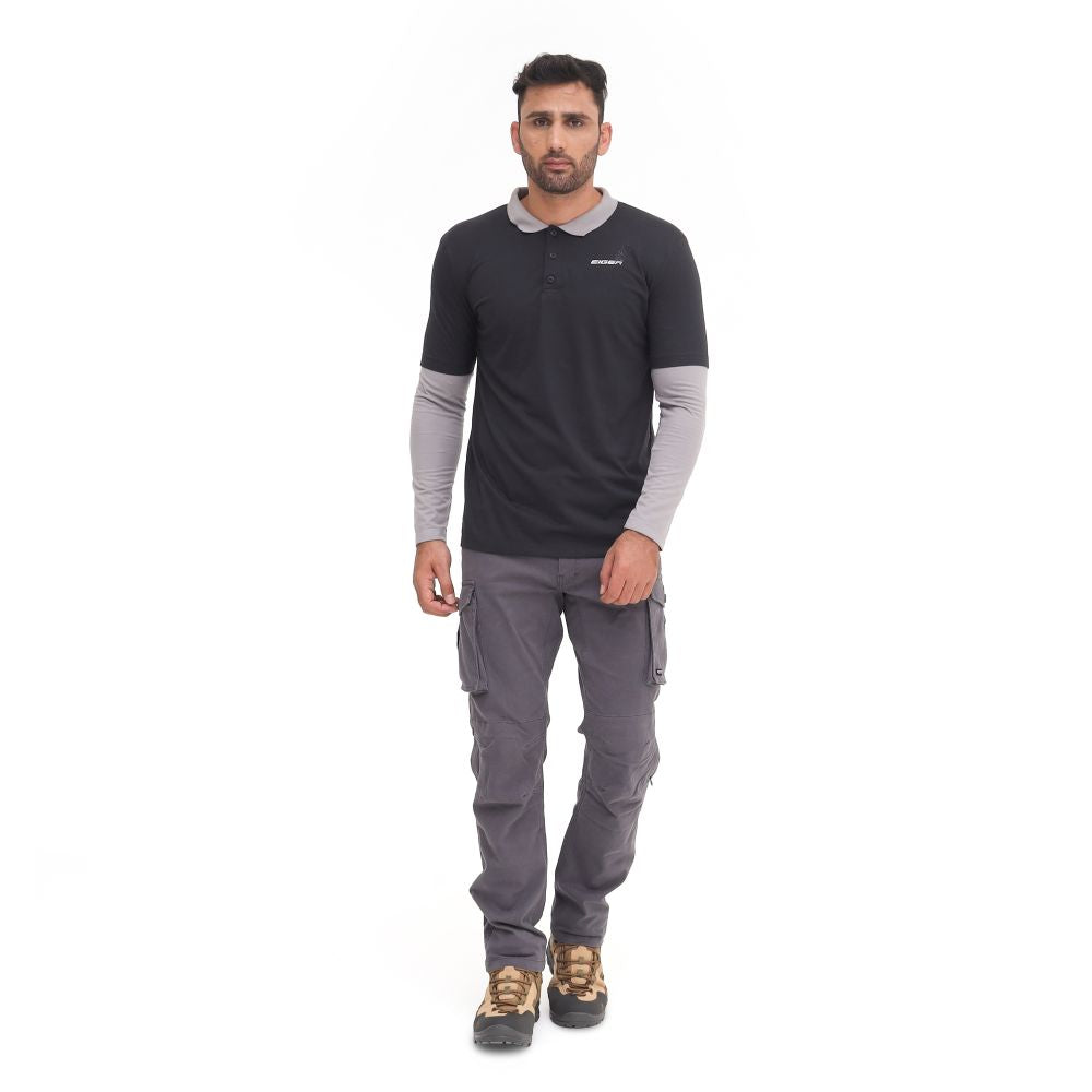 EIGER Paparanga Long-Sleeved Polo Shirt