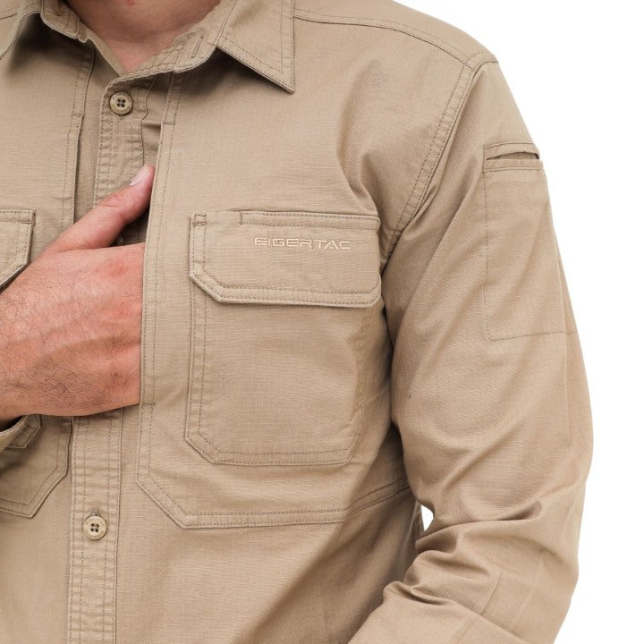 EIGER Mens Urban Tactical 2.0 Long-Sleeved Shirt