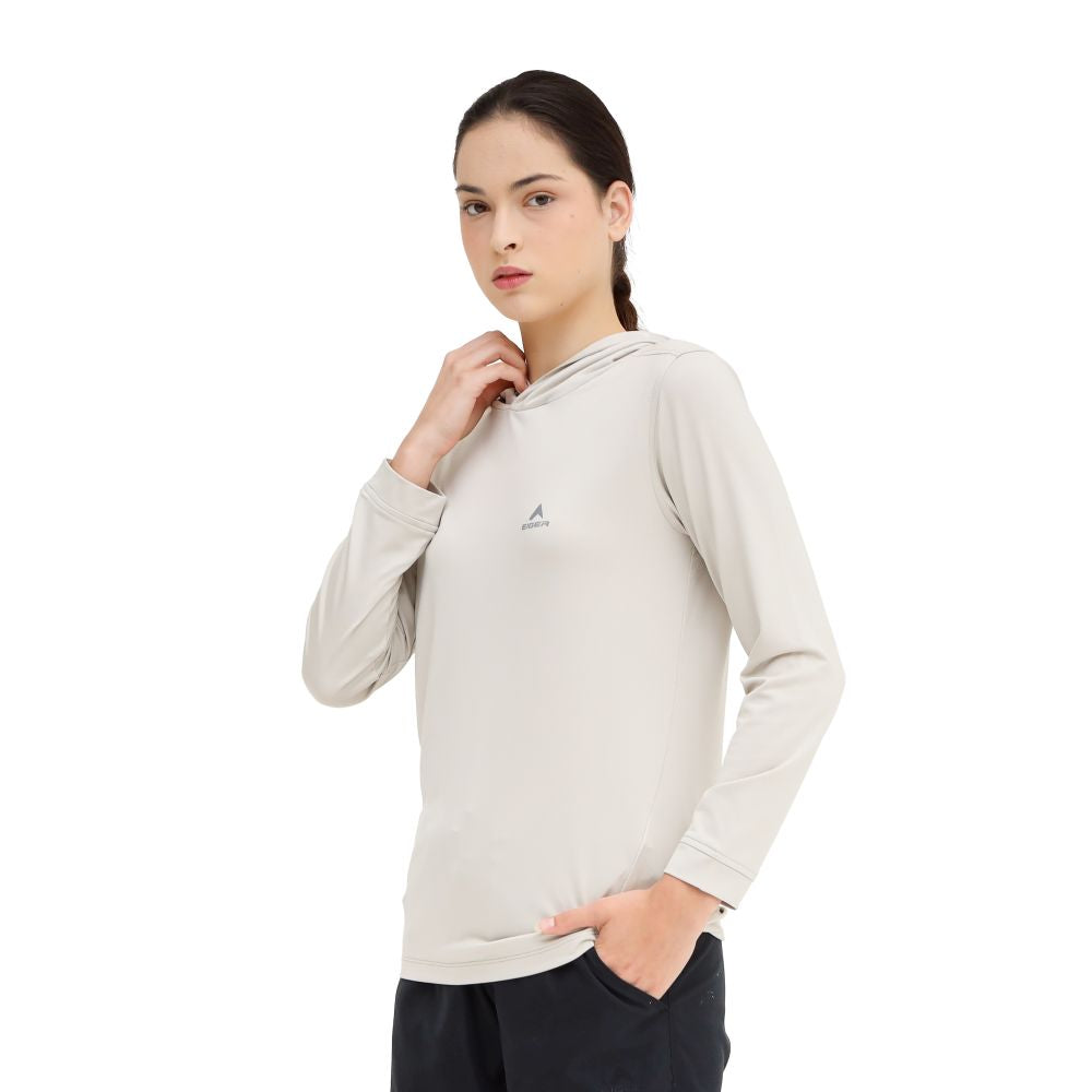 EIGER Kelly Long-Sleeved Hooded T-Shirt