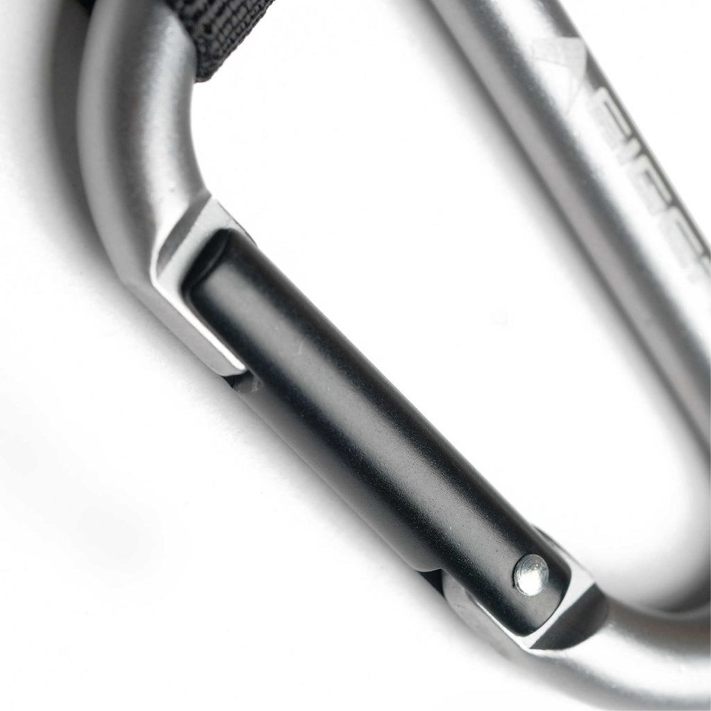 EIGER Pear D Carabiner Wstrap 8mm Compass Keychain