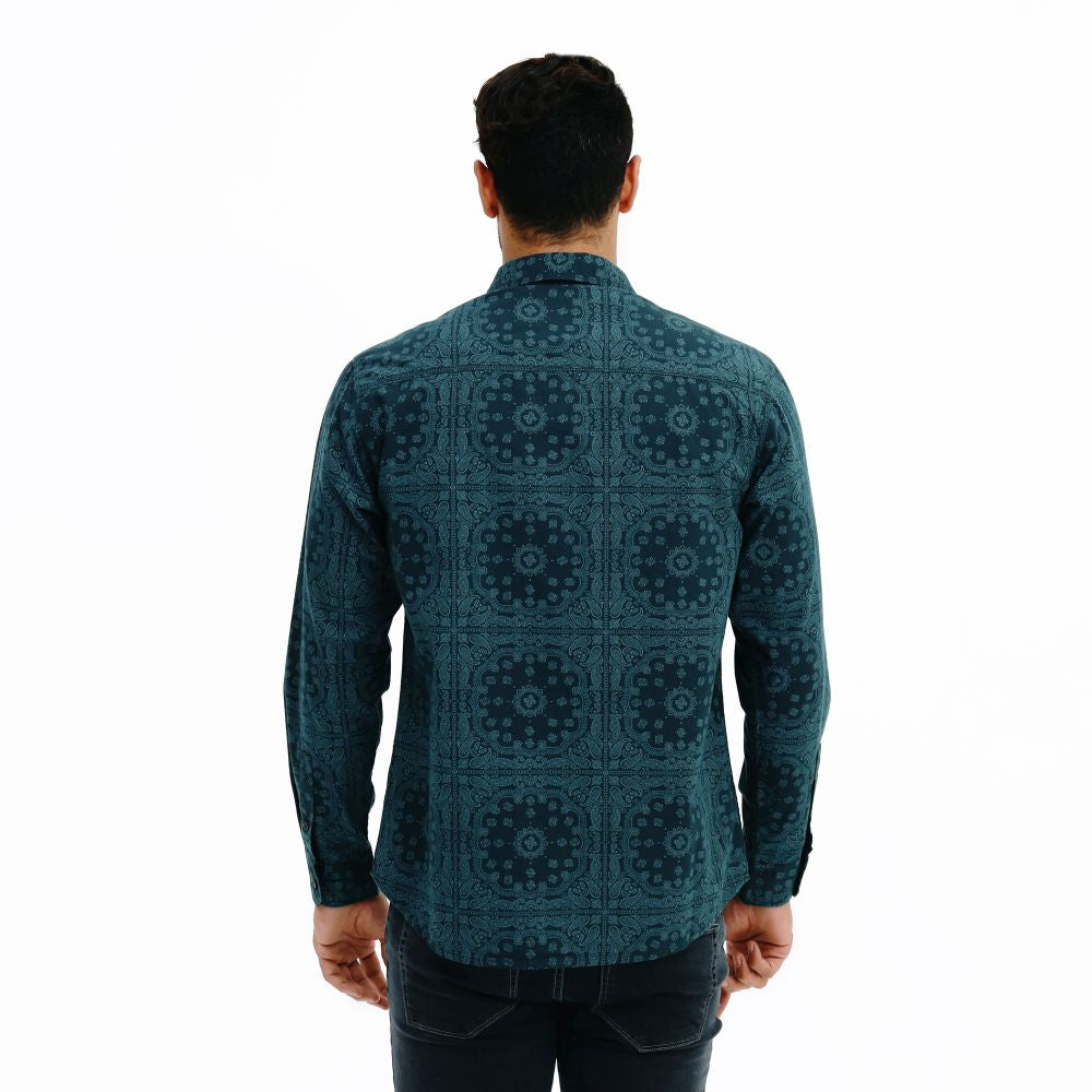 EIGER Blumen Paisley Long-Sleeved Shirt