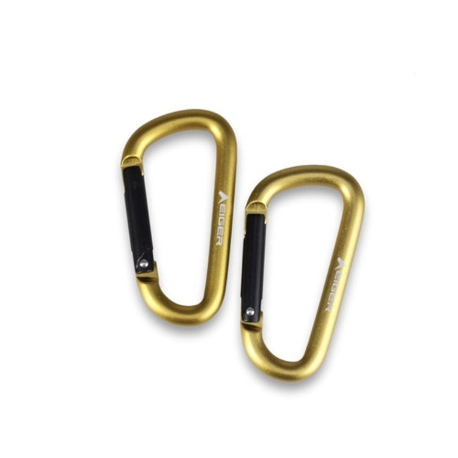 EIGER D Carabiner (6mm x 2 pcs)