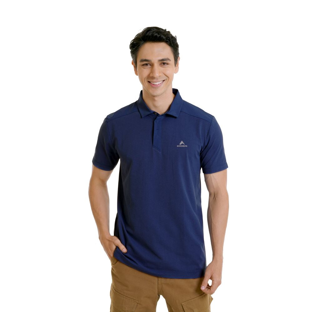 EIGER Mens R.Tripa Short-Sleeved Polo Shirt