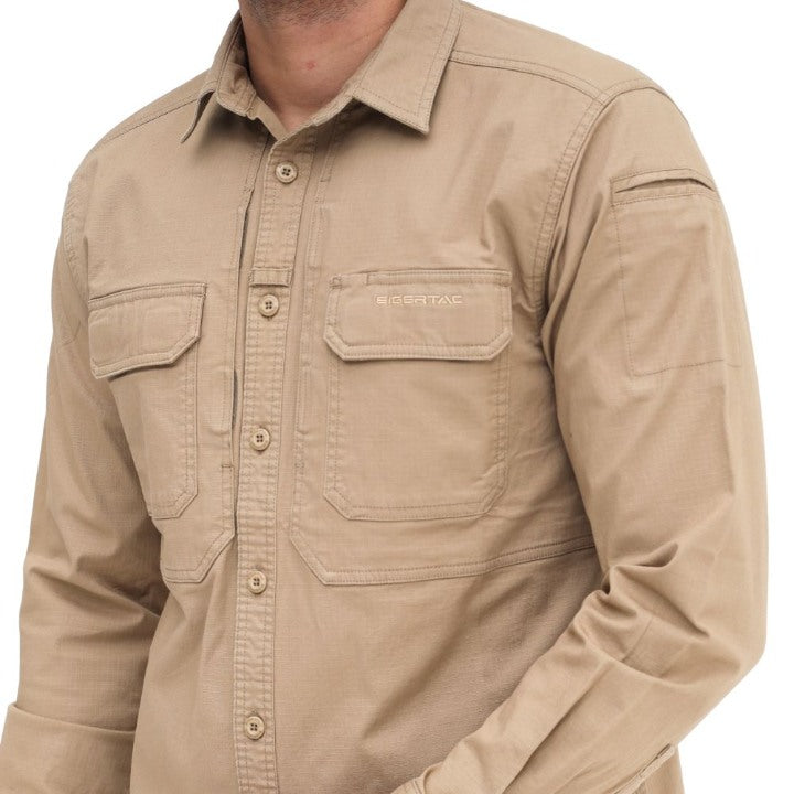 EIGER Mens Urban Tactical 2.0 Long-Sleeved Shirt