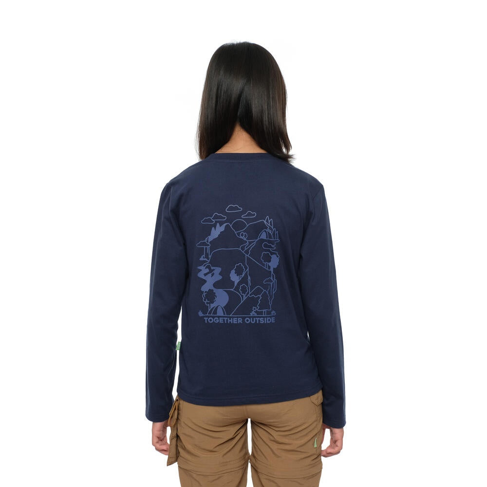 EIGER Junior Virere Graphic LS Tees